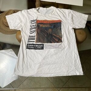 The Scream Edvard Munch Art T Shirt Norway c. 1893 Graphic Tee‎